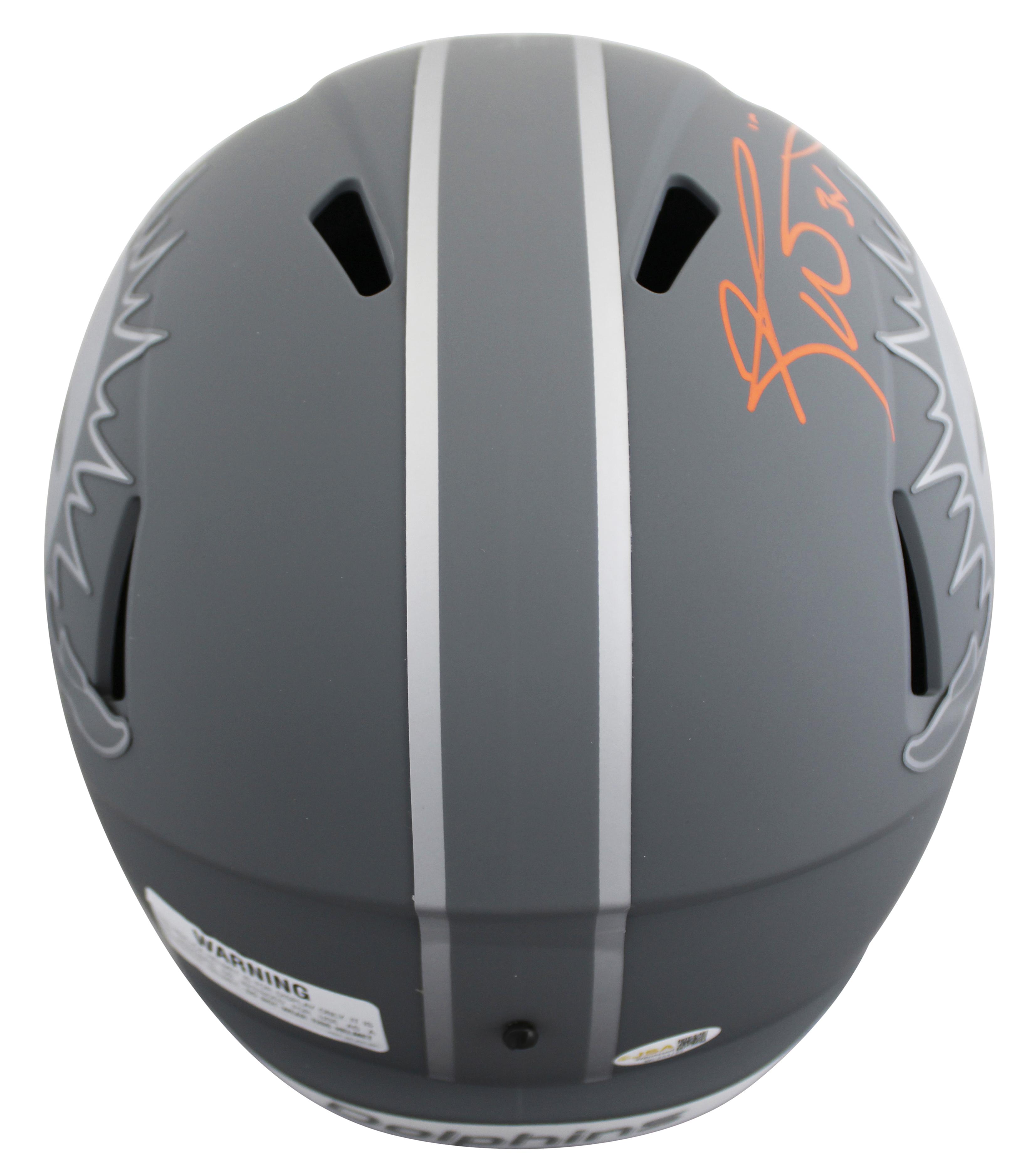 Ricky Williams Signed Dolphins Full-Size Slate Alternate Speed Helmet Inscribed "Smoke Weed Everyday!" (JSA) at PristineAuction.com Ricky Williams Signed Dolphins Full-Size Slate Alternate Speed Helmet Inscribed "Smoke Weed Everyday!" (JSA) at PristineAuction.com