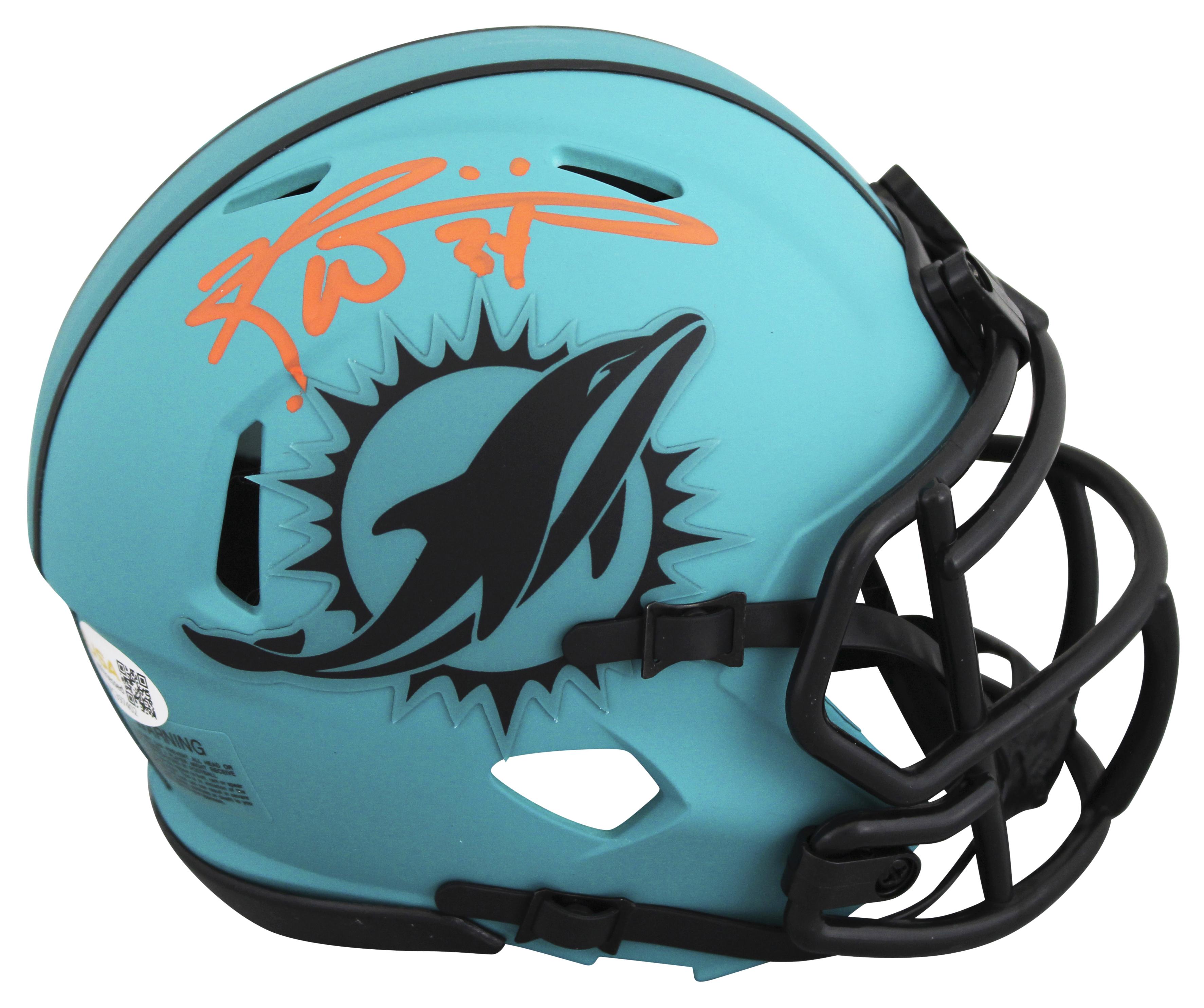 Ricky Williams Signed Dolphins Rave Alternate Speed Mini Helmet (JSA) at PristineAuction.com Ricky Williams Signed Dolphins Rave Alternate Speed Mini Helmet (JSA) at PristineAuction.com