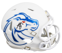 Ashton Jeanty Signed Boise State Broncos Speed Mini Helmet (Beckett) at PristineAuction.com