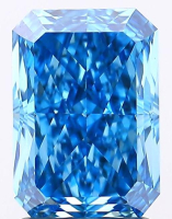 2.28 Carats Lab Grown FANCY VIVID BLUE Diamond Loose VVS2 | $4,700 Estimated Retail Value (UGL & IGI Certs) | Radiant Cut at PristineAuction.com
