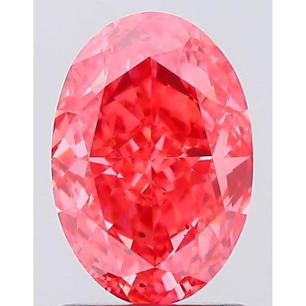 1.54 Carats Lab Grown FANCY VIVID PINK Diamond Loose VS2 | $3,200 Estimated Retail Value (UGL & IGI Certs) | Oval Brilliant Cut at PristineAuction.com