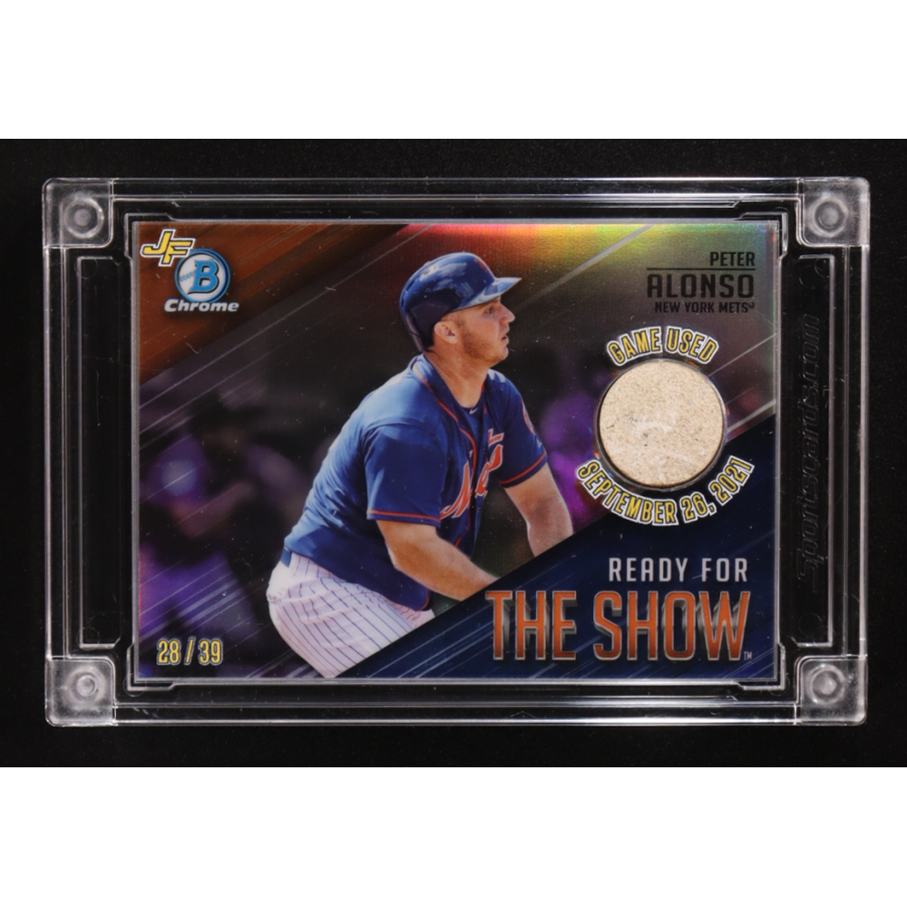 Pete Alonso 2023 Jersey Fusion Ballpark Series #JFBPS #28/39 at PristineAuction.com