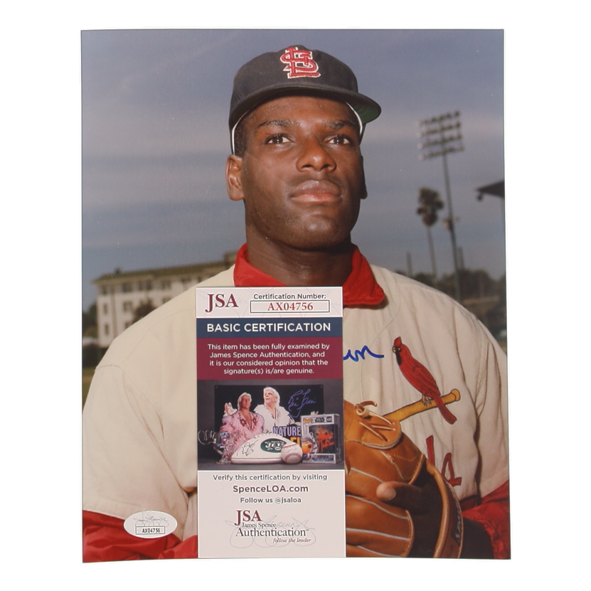 Bob Gibson Signed Cardinals 8x10 Photo (JSA) at PristineAuction.com Bob Gibson Signed Cardinals 8x10 Photo (JSA) at PristineAuction.com