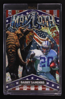 Barry Sanders 2025 Wild Card Alumination Dino-Might National Exclusive Mammoth Red White and Blue Sparkles #DMMMA02-BS #1/1 at PristineAuction.com
