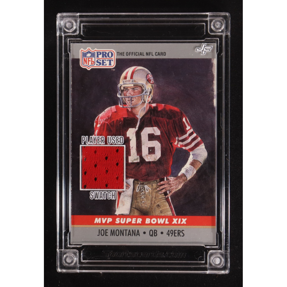 Joe Montana 2025 Jersey Fusion Football #JM49 at PristineAuction.com