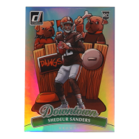 Shedeur Sanders 2025 Donruss Downtown! Oversized #17 RC at PristineAuction.com