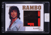 John Rambo 2024 Keepsake Edition Jumbo Relic Rambo III #103 #16/50 at PristineAuction.com