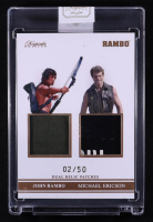 John Rambo / Michael Ericson 2024 Keepsake Edition Dual Relic Patches Rambo II #118 #02/50 at PristineAuction.com