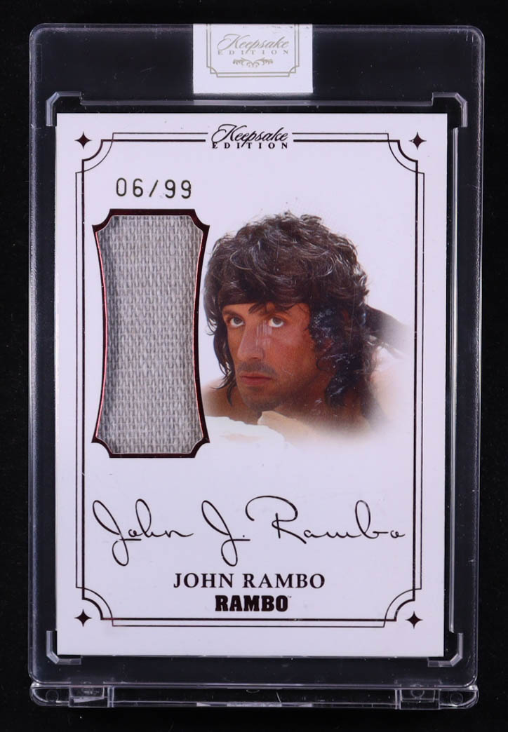 John Rambo 2024 Keepsake Edition Authentic Laser Signapatch Rambo III #34 #06/99 at PristineAuction.com John Rambo 2024 Keepsake Edition Authentic Laser Signapatch Rambo III #34 #06/99 at PristineAuction.com