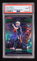 Drake Maye 2024 Panini Prizm Fireworks Prizms Green #22 RC (PSA 10) at PristineAuction.com