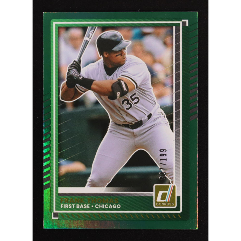 Frank Thomas 2025 Donruss Green #97 #37/199 at PristineAuction.com