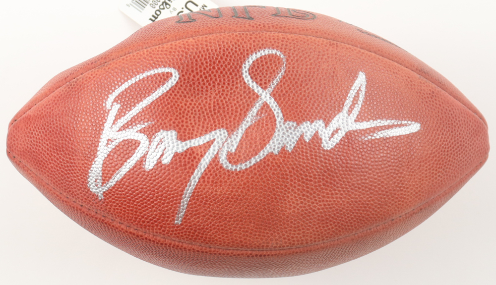 Barry Sanders Signed NFL Football (JSA) at PristineAuction.com Barry Sanders Signed NFL Football (JSA) at PristineAuction.com