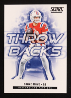 Drake Maye 2025 Score Throwbacks #3 at PristineAuction.com