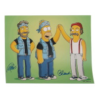 Cheech Marin & Tommy Chong Signed "The Simpsons" 11x14 Photo (JSA) at PristineAuction.com