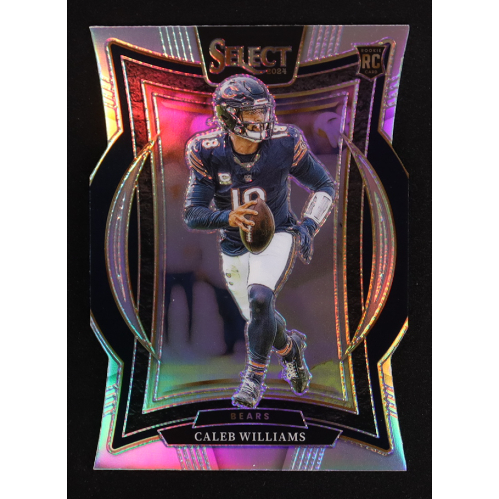 Caleb Williams 2024 Select Prizm Silver Die Cut #25 RC at PristineAuction.com