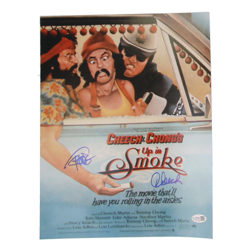 Cheech Marin & Tommy Chong Signed "Cheech & Chong's: Up In Smoke" 11x14 Photo (JSA) at PristineAuction.com Cheech Marin & Tommy Chong Signed "Cheech & Chong's: Up In Smoke" 11x14 Photo (JSA) at PristineAuction.com