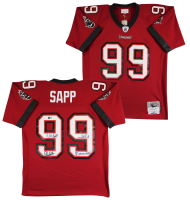 Warren Sapp Signed Buccaneers Mitchell & Ness Authentic Jersey Inscribed "QB Killa", "HOF 13", & "SB XXXVII Champs!" (Beckett) at PristineAuction.com