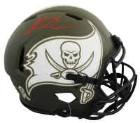 Mike Evans Signed Buccaneers Full-Size Salute To Service Alternate Speed Helmet (Beckett) at PristineAuction.com