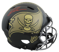Mike Evans Signed Buccaneers Full-Size Authentic On-Field Salute to Service Alternate Speed Helmet (Beckett) at PristineAuction.com