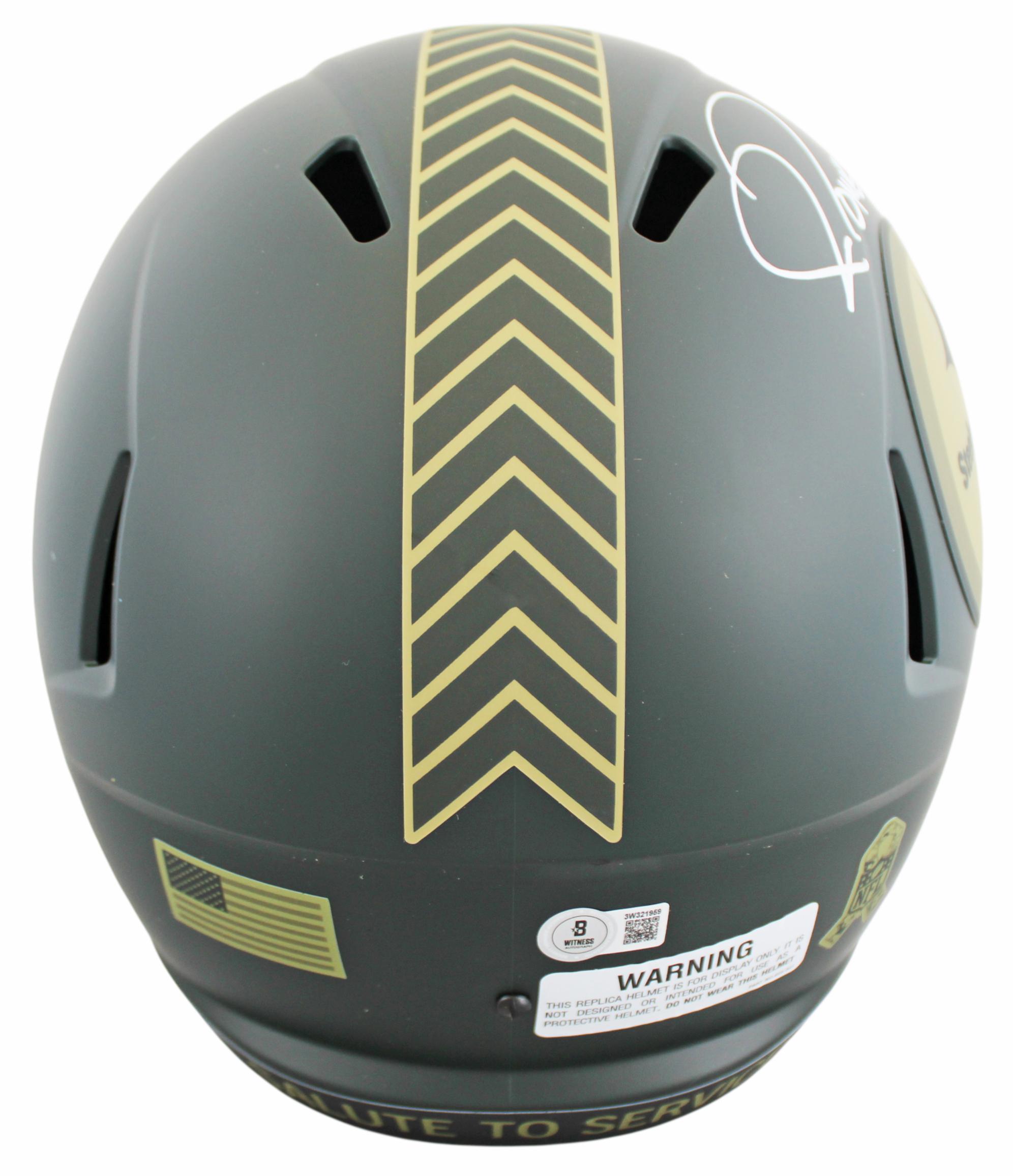 Jerome Bettis Signed Steelers Full-Size Salute to Service Alternate Speed Helmet (Beckett) at PristineAuction.com Jerome Bettis Signed Steelers Full-Size Salute to Service Alternate Speed Helmet (Beckett) at PristineAuction.com