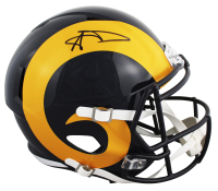 Aaron Donald Signed Rams Full-Size Speed Helmet (Beckett) at PristineAuction.com