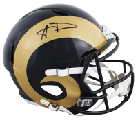 Aaron Donald Signed Rams Full-Size Speed Helmet (Beckett) at PristineAuction.com