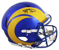 Aaron Donald Signed Rams Full-Size Authentic On-Field Speed Helmet (Beckett) at PristineAuction.com