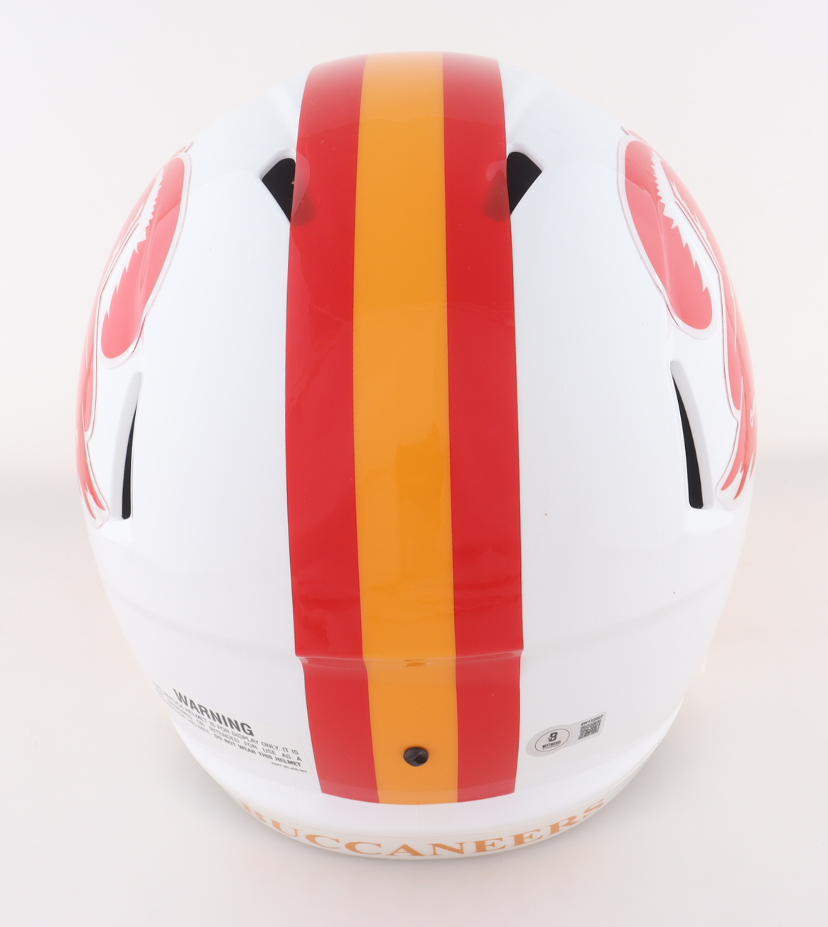 Mike Alstott Signed Buccaneers Full-Size Authentic On-Field Throwback Alternate Speed Helmet (Beckett) at PristineAuction.com Mike Alstott Signed Buccaneers Full-Size Authentic On-Field Throwback Alternate Speed Helmet (Beckett) at PristineAuction.com