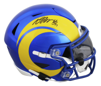 Davante Adams Signed Rams Mid-Size Speedflex Helmet (Beckett) at PristineAuction.com