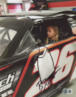 Brittney Zamora Signed NASCAR 8x10 Photo (Beckett) at PristineAuction.com