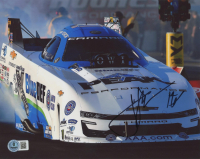 John Force Signed NHRA 8x10 Photo Inscribed "16" (Beckett) at PristineAuction.com