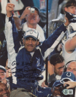 Tony Dungy Signed Colts 8x10 Photo Inscribed "God Bless" & "SB XLI Champs" (Beckett) at PristineAuction.com