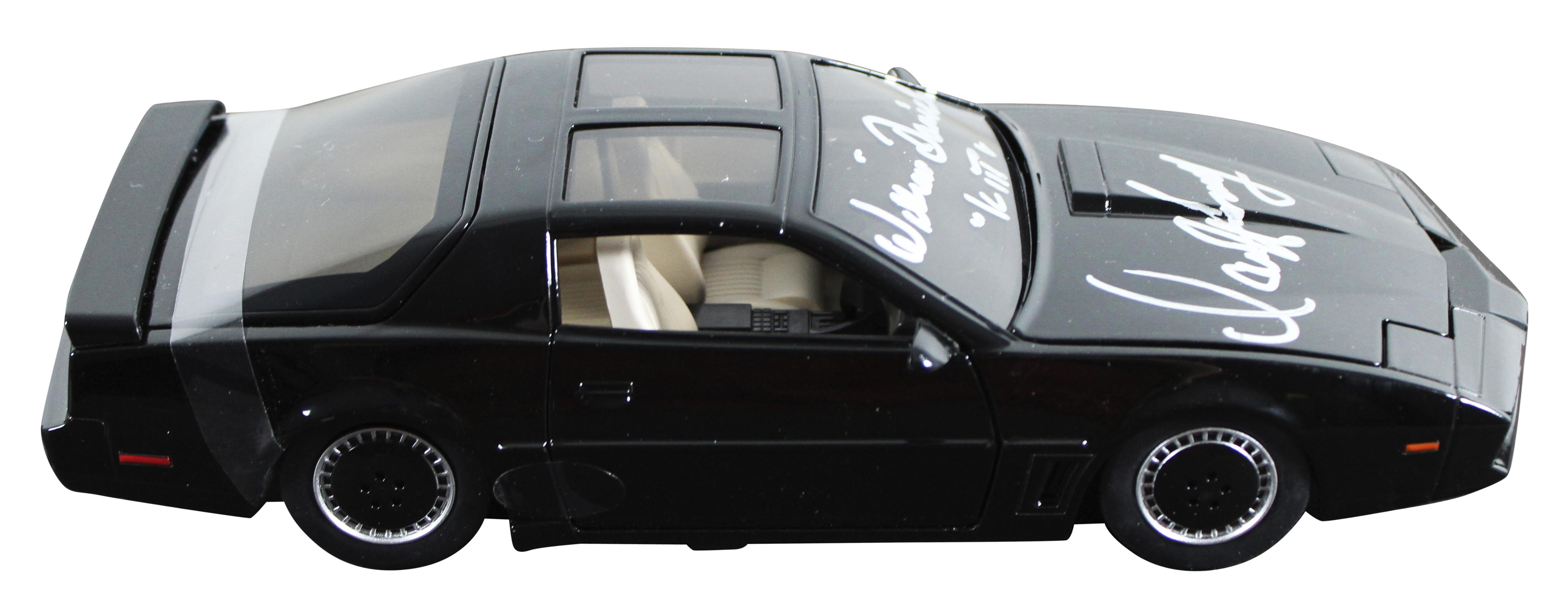 David Hasselhoff & William Daniels Signed "Knight Rider" K.I.T.T. Die-Cast Car in Original Packaging (Beckett) at PristineAuction.com David Hasselhoff & William Daniels Signed "Knight Rider" K.I.T.T. Die-Cast Car in Original Packaging (Beckett) at PristineAuction.com