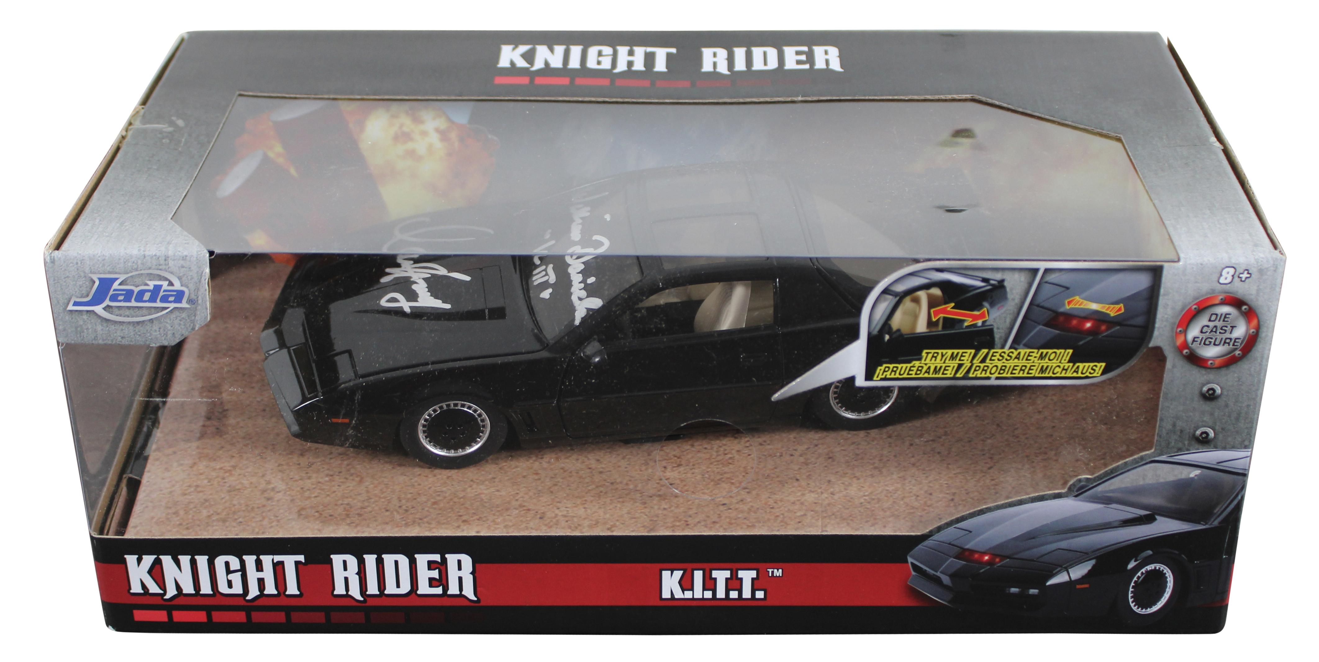 David Hasselhoff & William Daniels Signed "Knight Rider" K.I.T.T. Die-Cast Car in Original Packaging (Beckett) at PristineAuction.com David Hasselhoff & William Daniels Signed "Knight Rider" K.I.T.T. Die-Cast Car in Original Packaging (Beckett) at PristineAuction.com