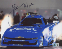 John Force Signed NHRA 8x10 Photo (Beckett) at PristineAuction.com