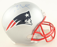 Tom Brady Signed Patriots Full-Size Helmet (Tristar, Fanatics & GOAT) at PristineAuction.com