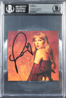 Taylor Swift Signed "The Life of a Showgirl" CD Album Insert With Hand-Drawn Heart (BGS | Auto Grade 10) at PristineAuction.com