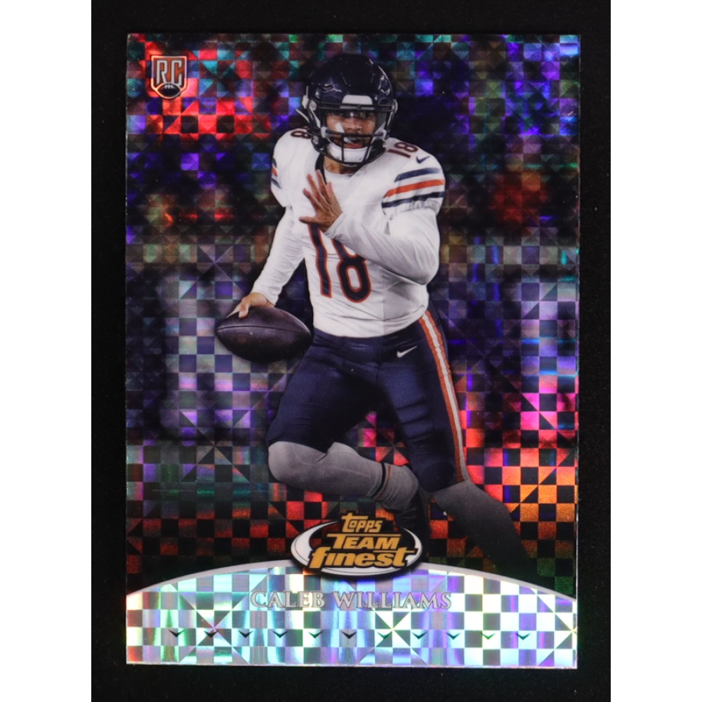 Caleb Williams 2024 Finest Team Finest Checkerboard Refractors #TF3 RC at PristineAuction.com