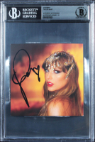 Taylor Swift Signed "The Life of a Showgirl" CD Album Insert with Hand-Drawn Heart (BGS | Auto Grade 10) at PristineAuction.com