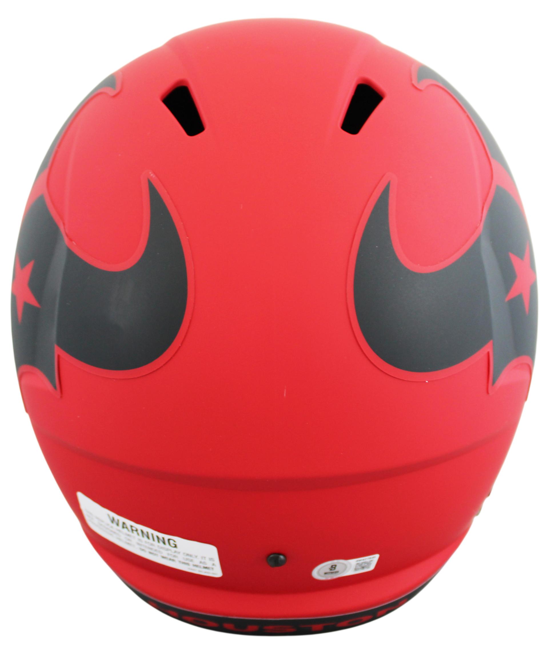 Azeez Al-Shaair Signed Texans Full-Size Rave Alternate Speed Helmet (Beckett) at PristineAuction.com Azeez Al-Shaair Signed Texans Full-Size Rave Alternate Speed Helmet (Beckett) at PristineAuction.com