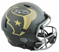 Azeez Al-Shaair Signed Texans Full-Size Salute To Service Alternate Speed Helmet (Beckett) at PristineAuction.com