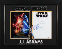 J.J. Abrams Signed Custom Framed "Star Wars: The Force Awakens" Script Cover Page Display (PSA) at PristineAuction.com