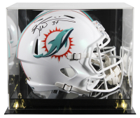 Ricky Williams Signed Dolphins Full-Size Speed Helmet With Display Case (JSA) at PristineAuction.com