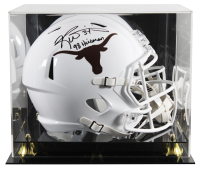 Ricky Williams Signed Texas Longhorns Full-Size Speed Helmet Inscribed "Heisman 98" with Display Case (JSA) at PristineAuction.com