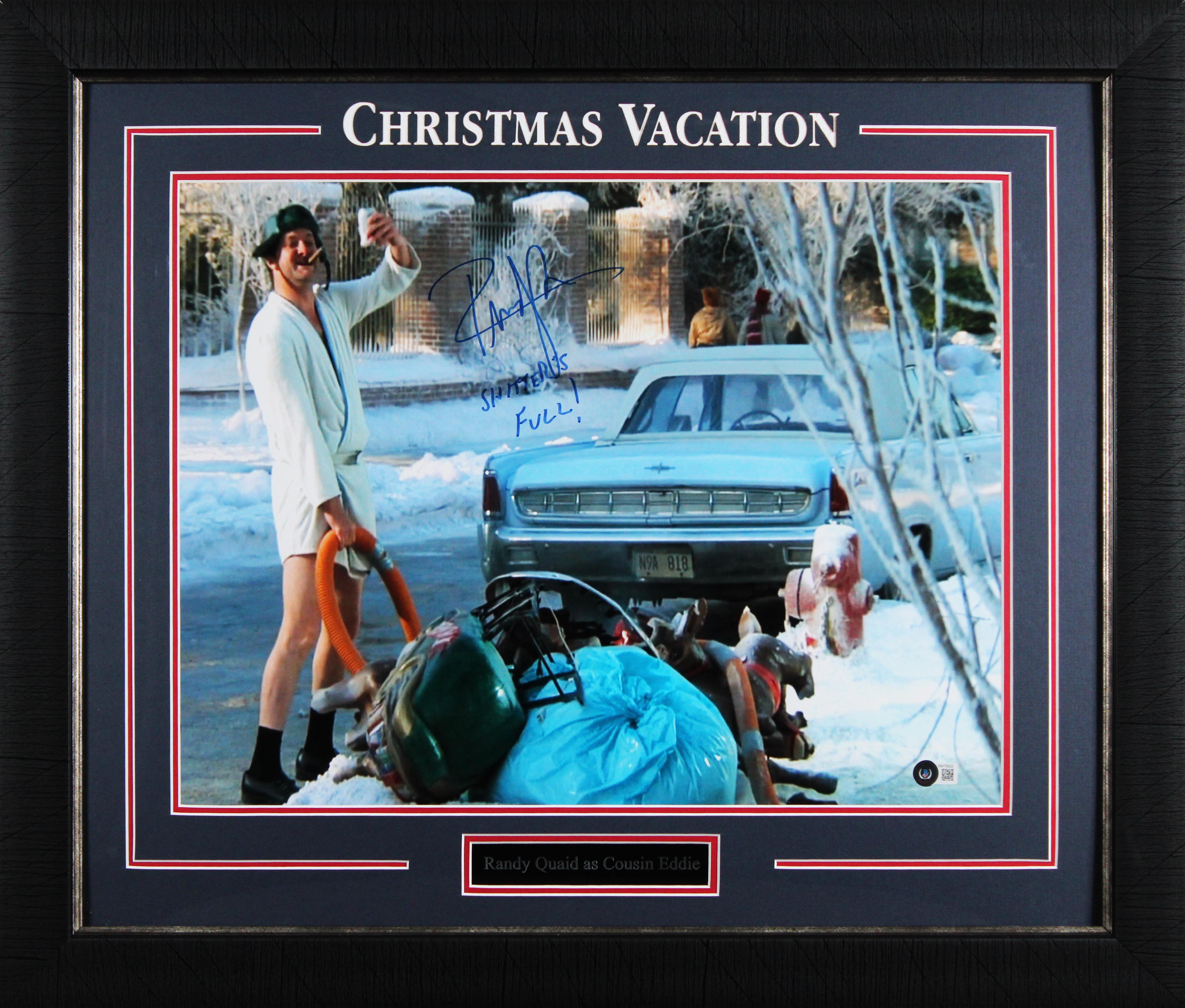 Randy Quaid Signed "National Lampoon's Christmas Vacation" Custom Framed Photo Inscribed "S******'s Full" (Beckett) at PristineAuction.com Randy Quaid Signed "National Lampoon's Christmas Vacation" Custom Framed Photo Inscribed "S******'s Full" (Beckett) at PristineAuction.com