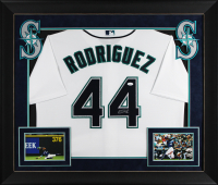 Julio Rodriguez Signed Mariners Custom Framed Nike Authentic Jersey (JSA) at PristineAuction.com