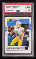 Justin Herbert 2020 Panini Donruss RR #303 RC (PSA 10) at PristineAuction.com