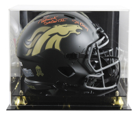 Patrick Surtain II Signed Broncos Full-Size Authentic On-Field Salute to Service Alternate Speed Helmet Inscribed "24 DPOY" With Display Case (Beckett) at PristineAuction.com