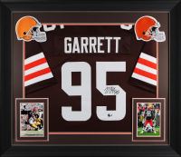 Myles Garrett Signed Custom Framed Jersey Display (Beckett) at PristineAuction.com