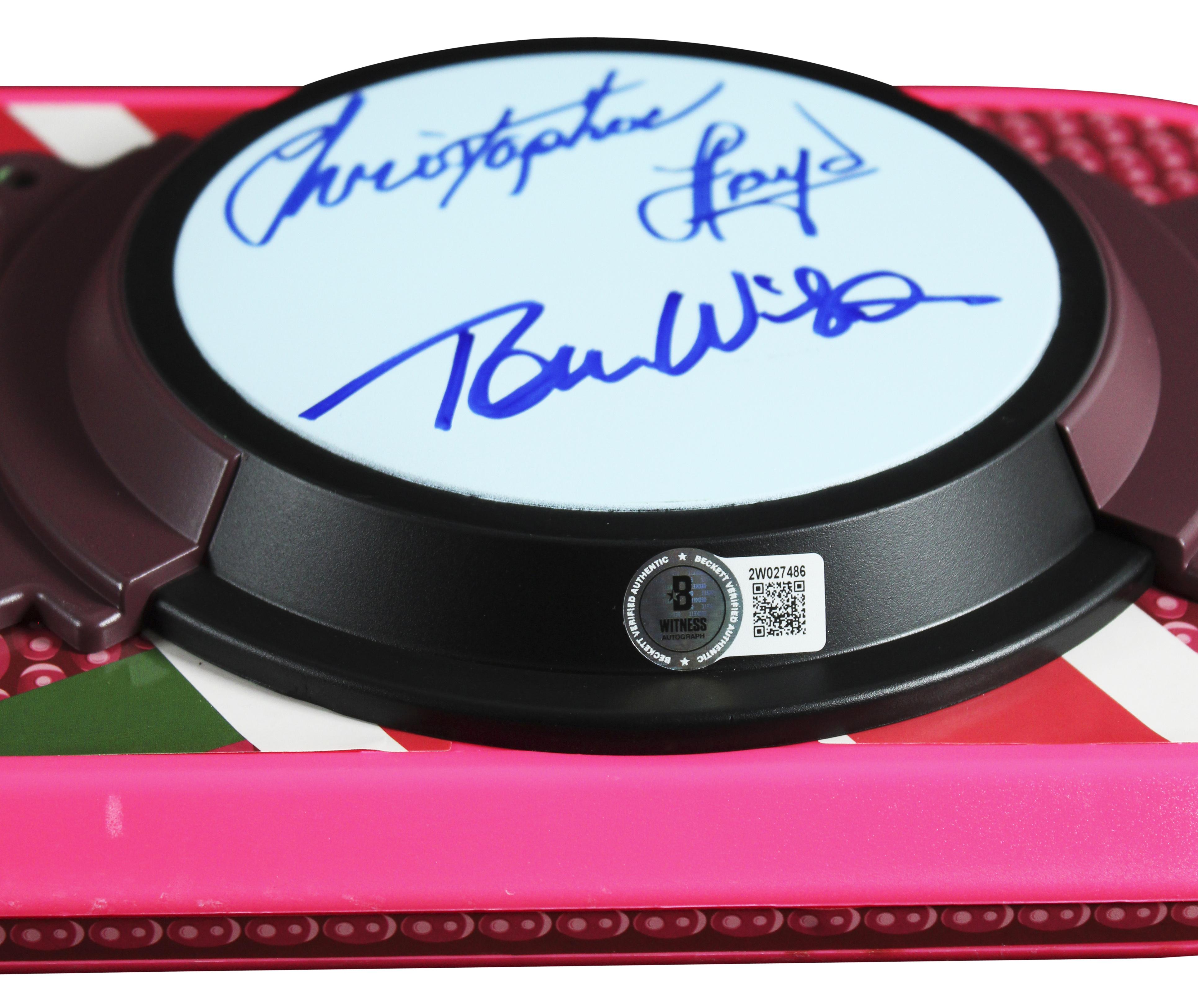 Michael J. Fox, Christopher Lloyd, Lea Thompson, & Tom Wilson Signed "Back To The Future Part II" Full-Size Hoverboard (Beckett) at PristineAuction.com Michael J. Fox, Christopher Lloyd, Lea Thompson, & Tom Wilson Signed "Back To The Future Part II" Full-Size Hoverboard (Beckett) at PristineAuction.com